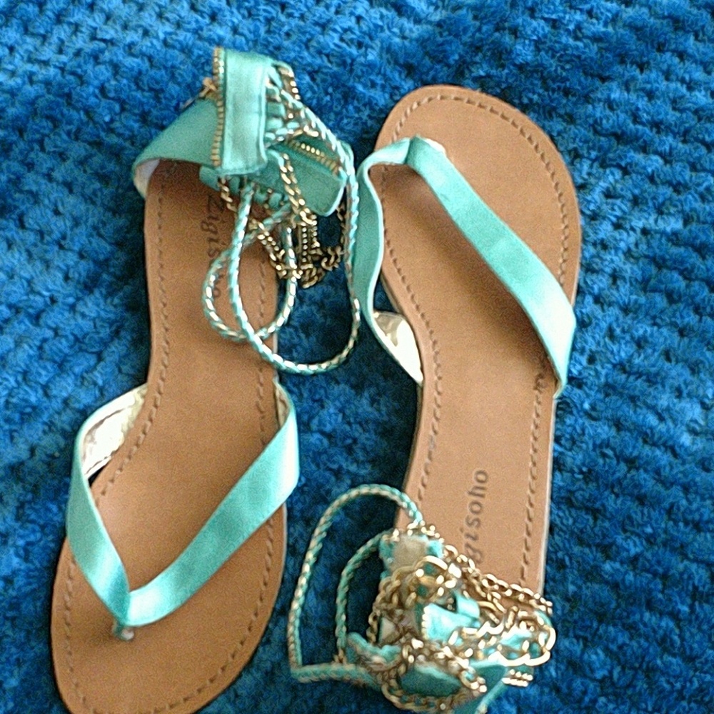 ZIGISOHO Chained Sandals