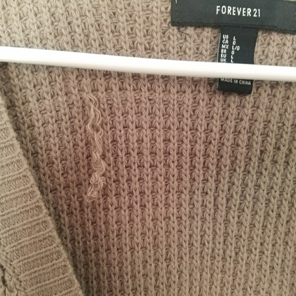 ❌SOLD❌Forever 21 Cardigan Size Lg. - Picture 6 of 7