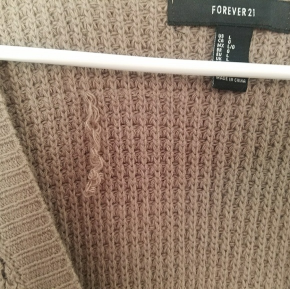 ❌SOLD❌Forever 21 Cardigan Size Lg. - Picture 6 of 7