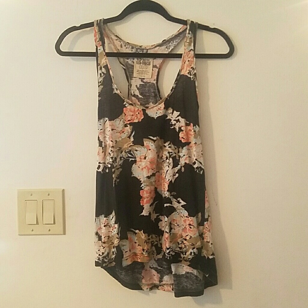 Volcom floral tank top