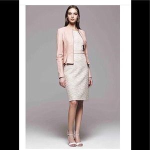 💕NWT David Meister leather jacket.