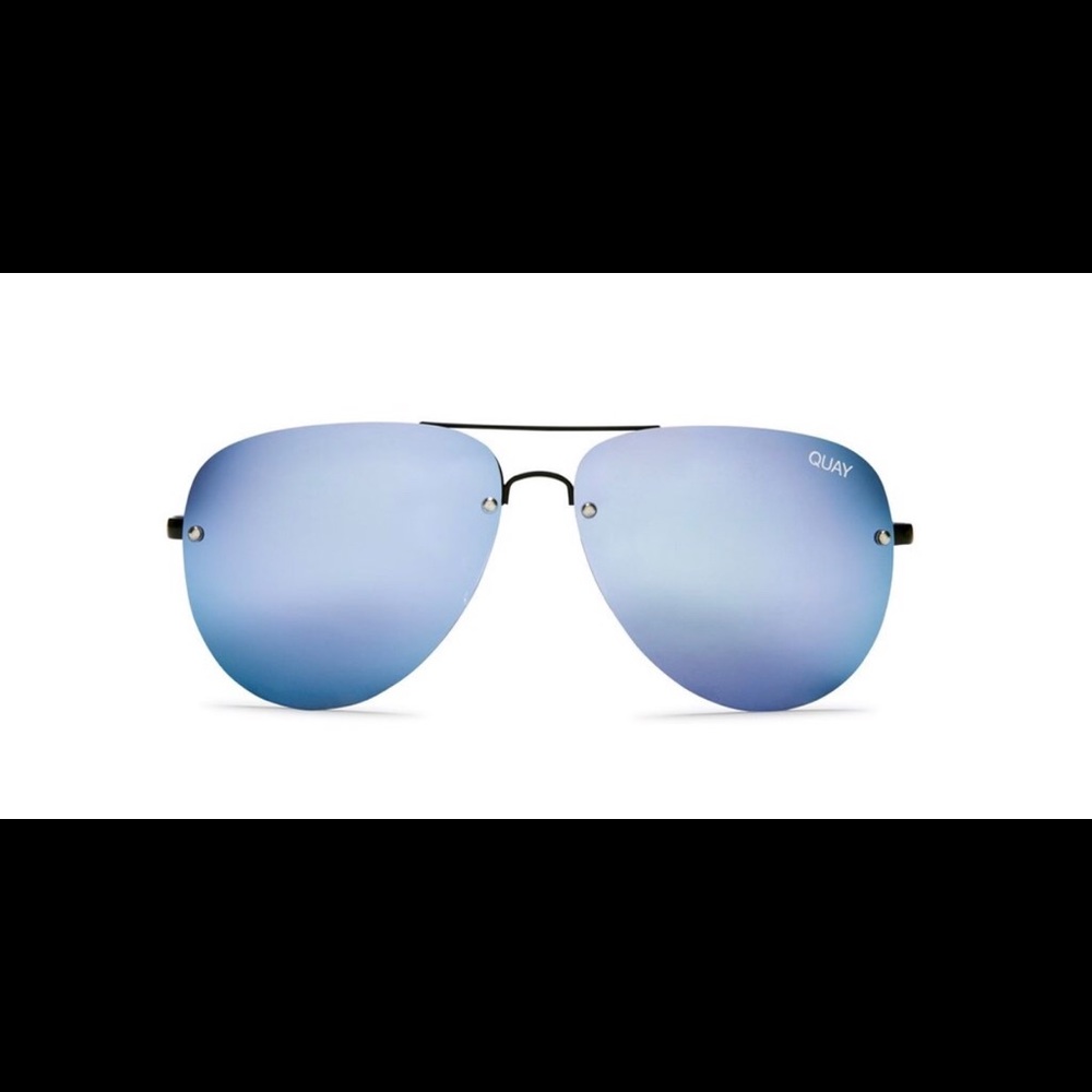 Quay Australia Blue Muse Sunglasses