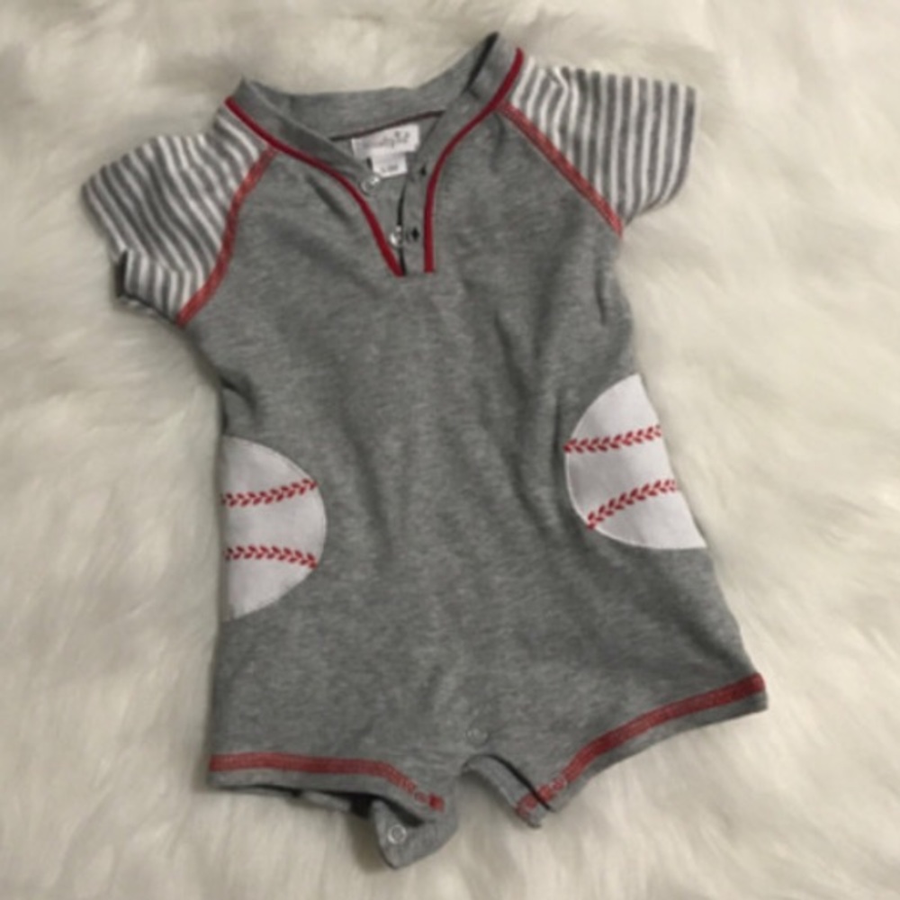 Mudpie Baseball Romper