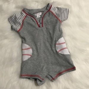 Mudpie Baseball Romper