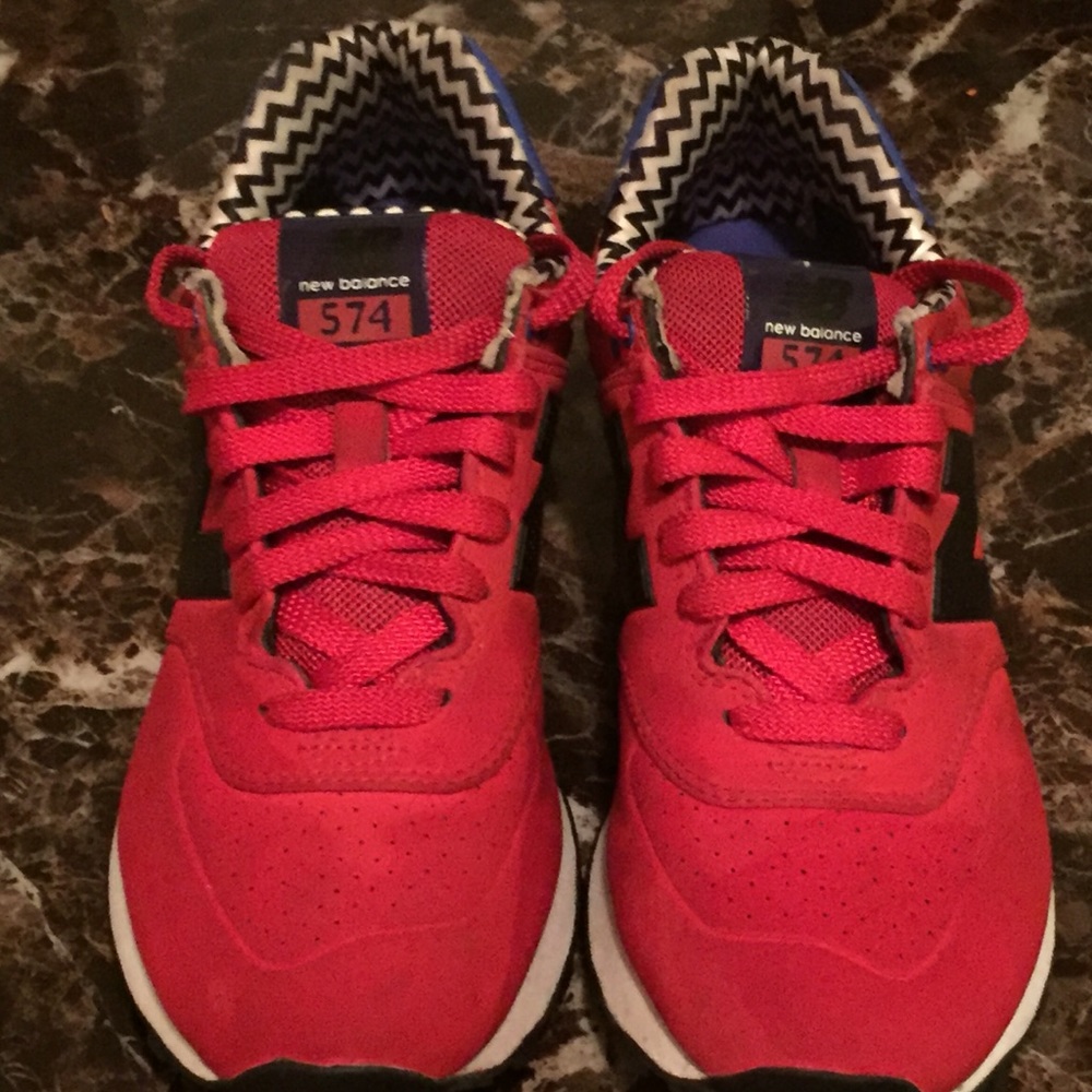 Red Printed New Balance