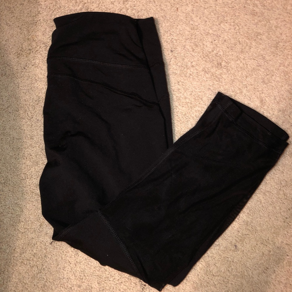 SOLD ❗️❗️ Black & mesh leggings