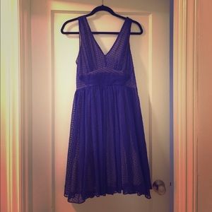 Anthropologie HD in Paris Blue Dress