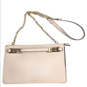 Topshop Zip Clutch Detachable Chain Side Strap Topshop Zip Clutch Detachable Chain Side Strap