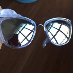Quay clear frame My Girl mirror sunglasses