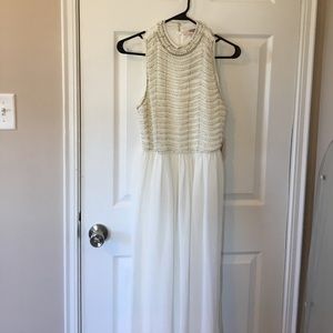 Forever 21 Long Ivory Dress