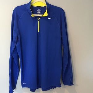 Nike Men’s Dri Fit Quarter Zip Running Pullover