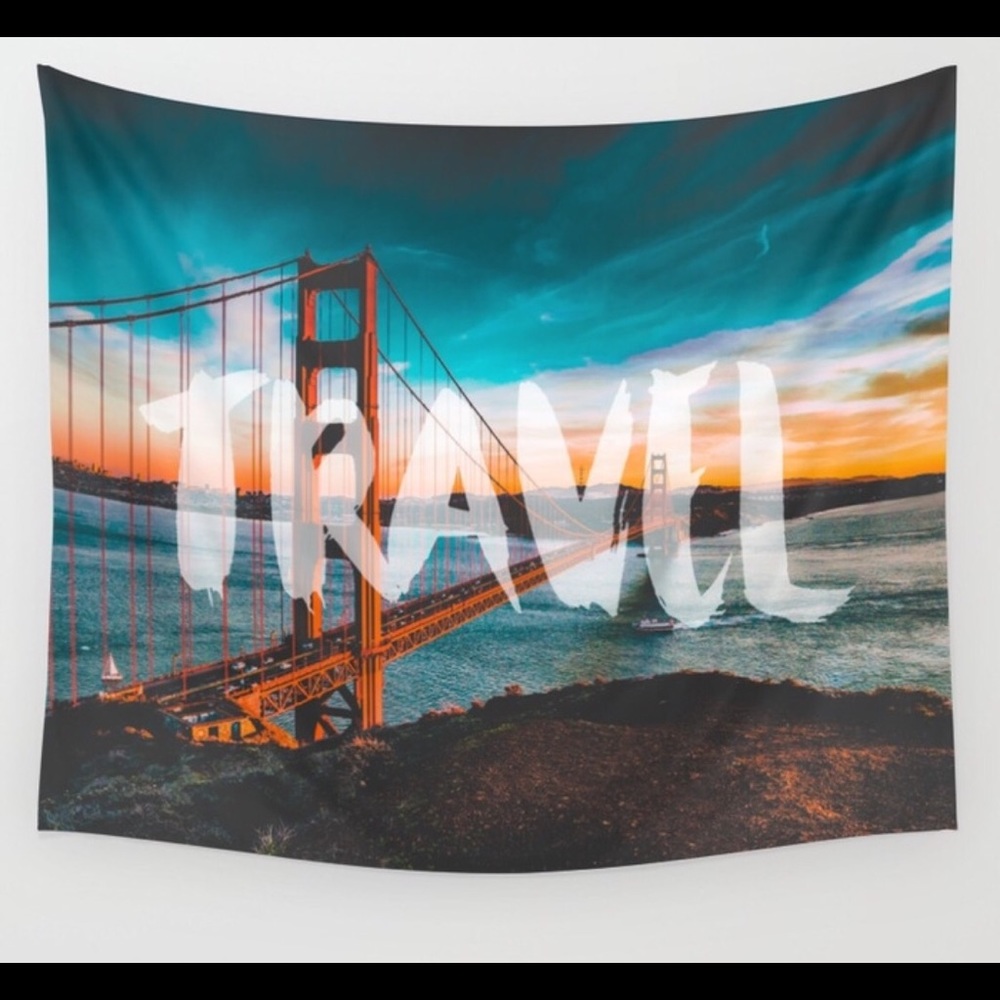Travel San Francisco Tapestry