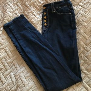 7 For All Mankind Button Fly Denim Skinny Jeans 7 For All Mankind Button Fly Denim Skinny Jeans