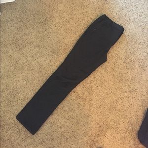 Thin Black Ski/ Winter Hiking Pants