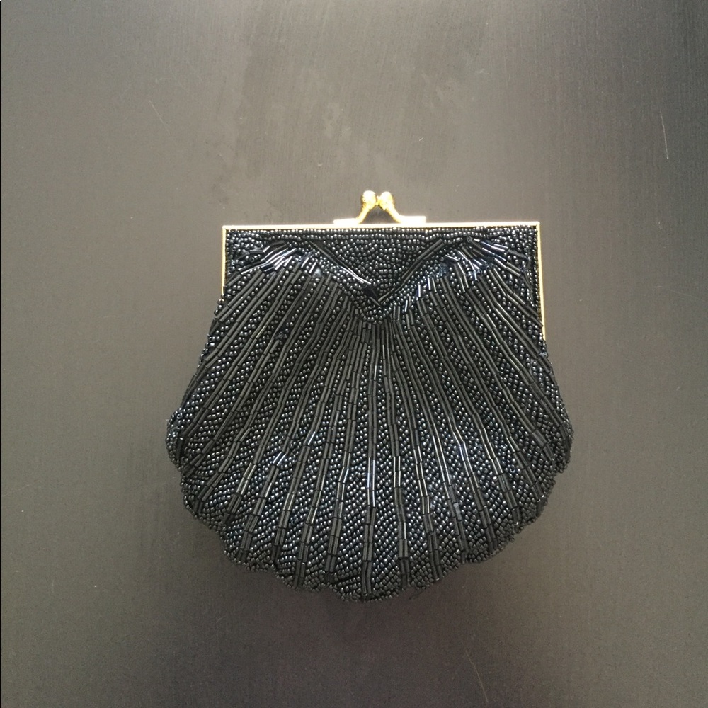 New !!! Valerie stevens evening bag black