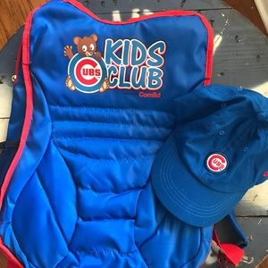 Chicago Cubs Kids Club Backpack & Hat
