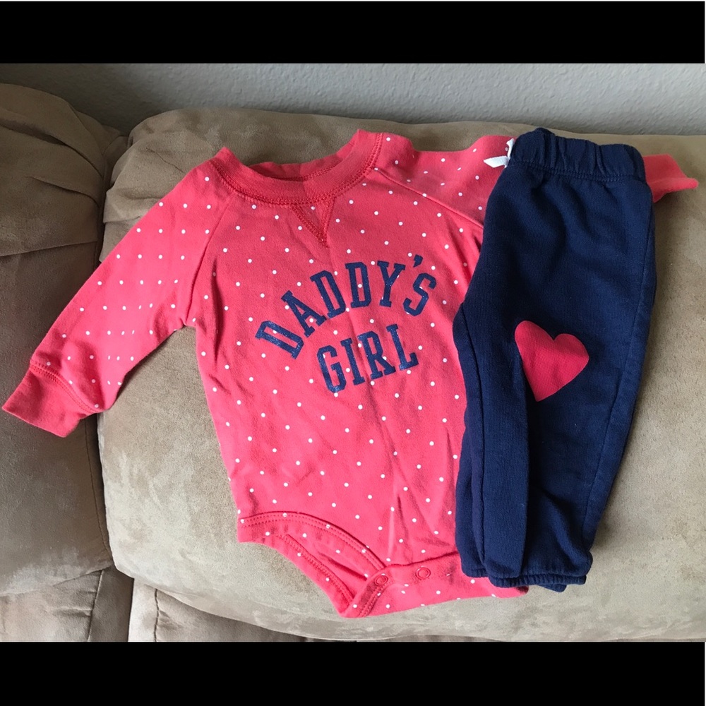 Carter’s “Daddy’s Girl” Bodysuit & Pant Set