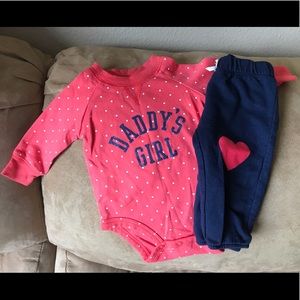 Carter’s “Daddy’s Girl” Bodysuit & Pant Set