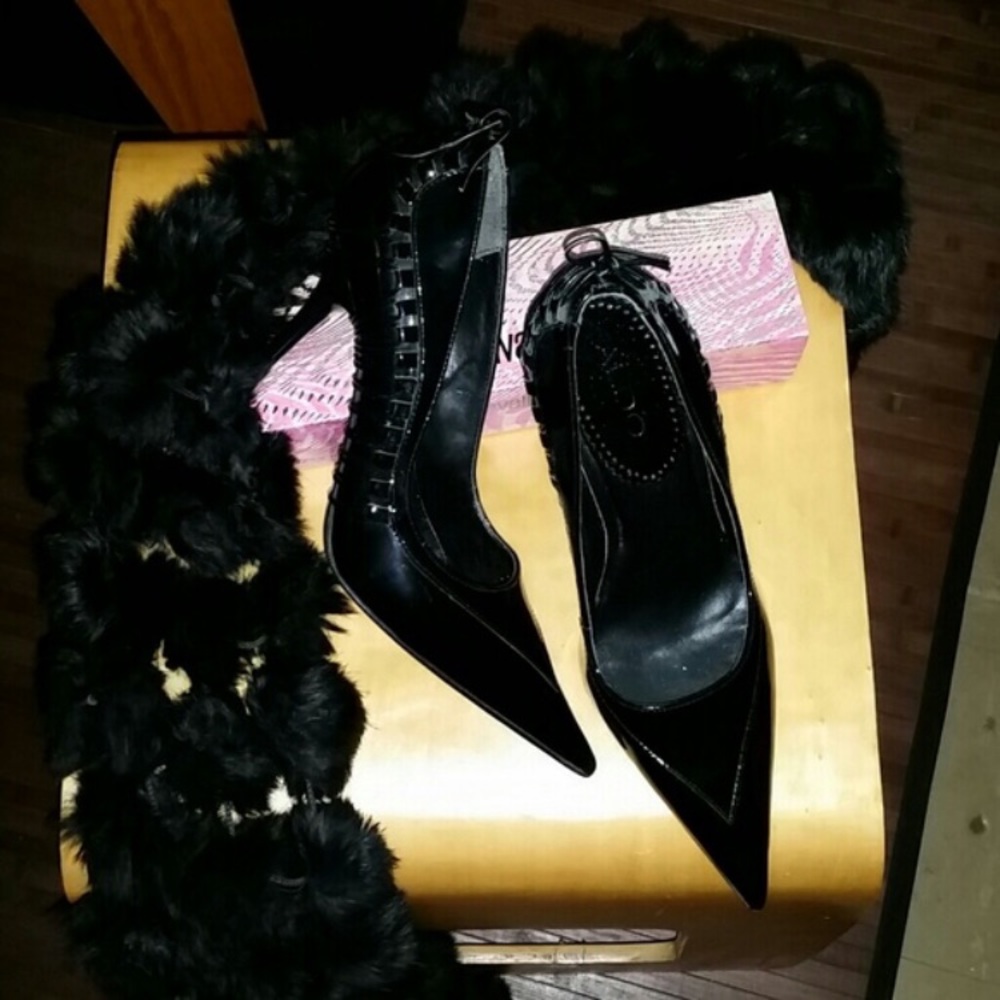 Aldo Black Patent High Heels