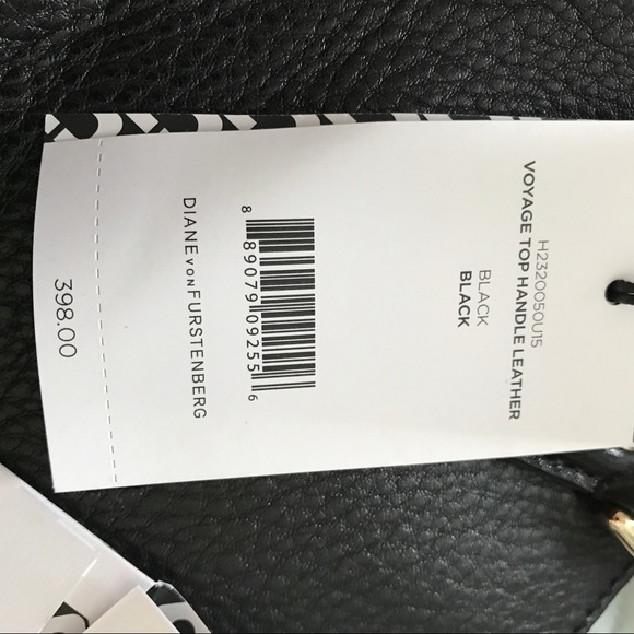 DVF Diane Von Furstenberg Voyage Leather Tote - Picture 7 of 8