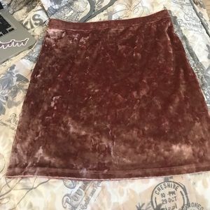 Forever 21 crushed velvet skirt