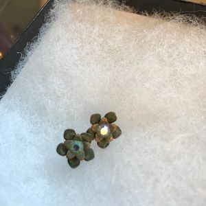 Michal negrin flower earrinngs, lightly worn