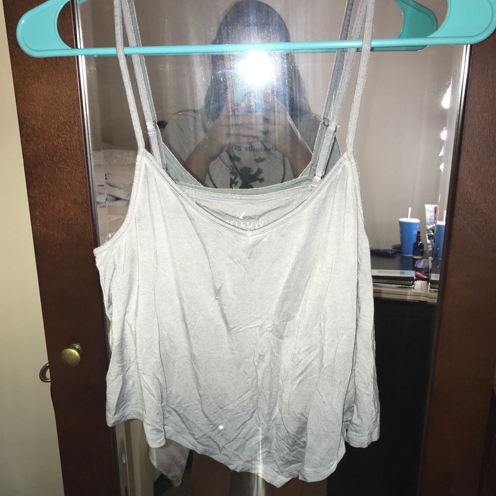 NWT flowy crop top