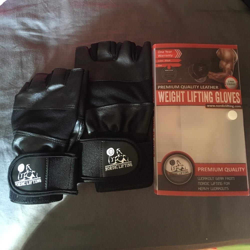 Lifting leather gloves