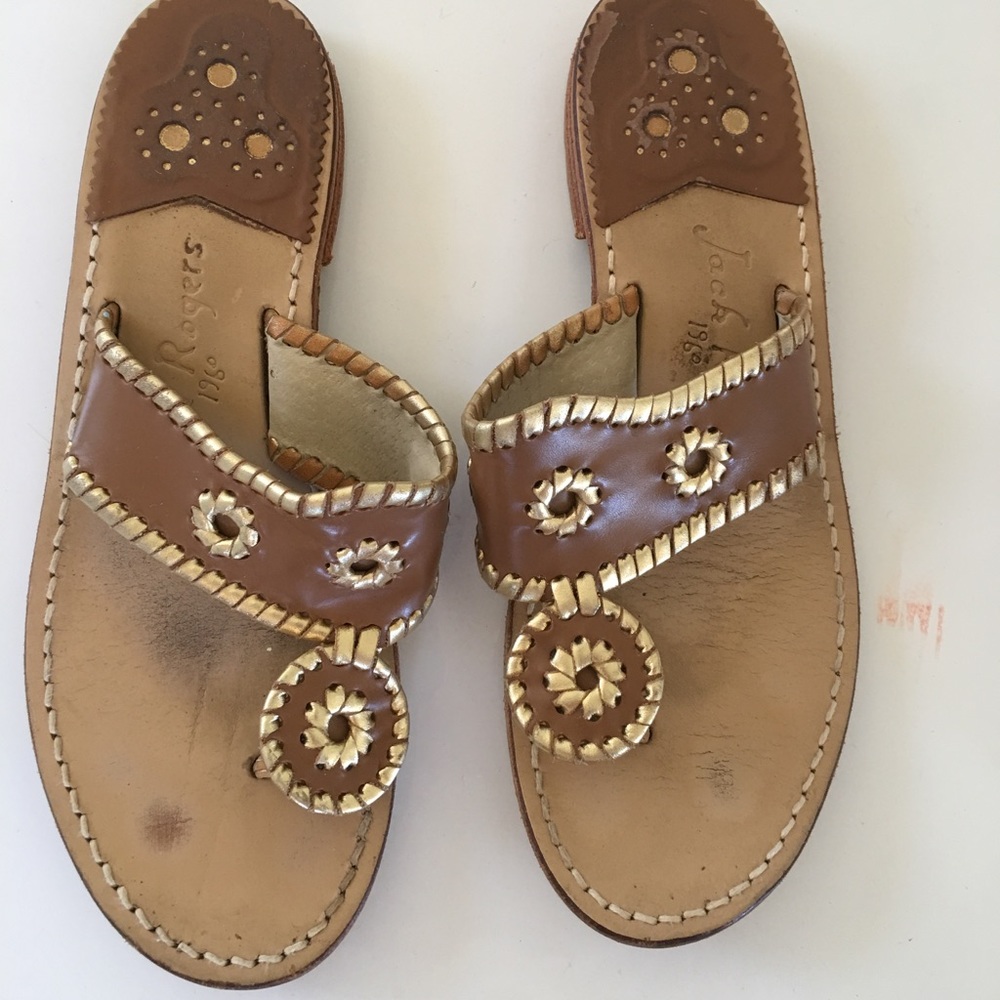 Jack Rodgers slide on sandals