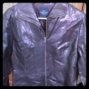Faux leather jacket