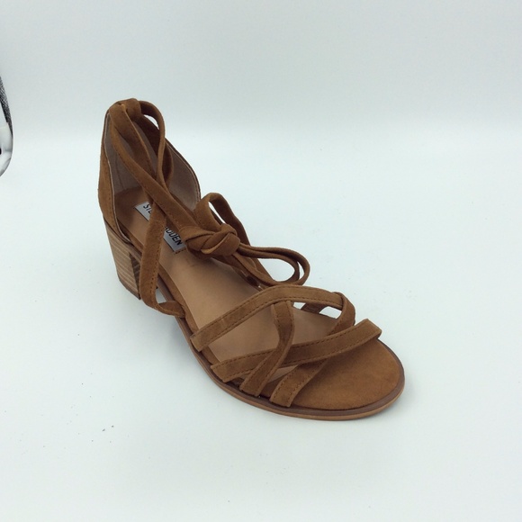 Steve Madden Womens Revere Lace Up Sandal Heels - Picture 3 of 5