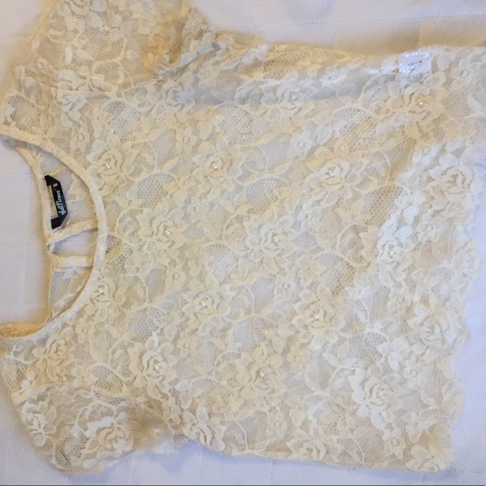 Mesh crop top