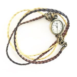 Lenny & Eva Braided Leather Interchangeable Watch Lenny & Eva Braided Leather Interchangeable Watch