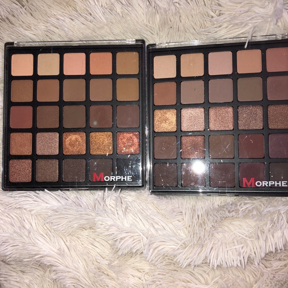 Morphe bronzed mocha & copper spice palettes