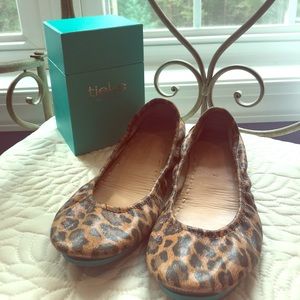 Tieks Leopard Print. Size 7. In Good Condition!