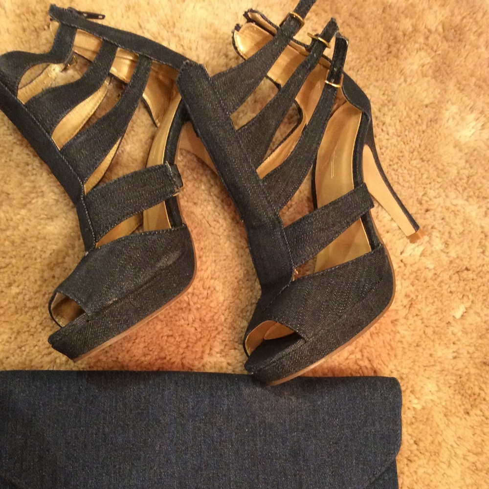 Jean gladiator heels