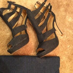 Jean gladiator heels