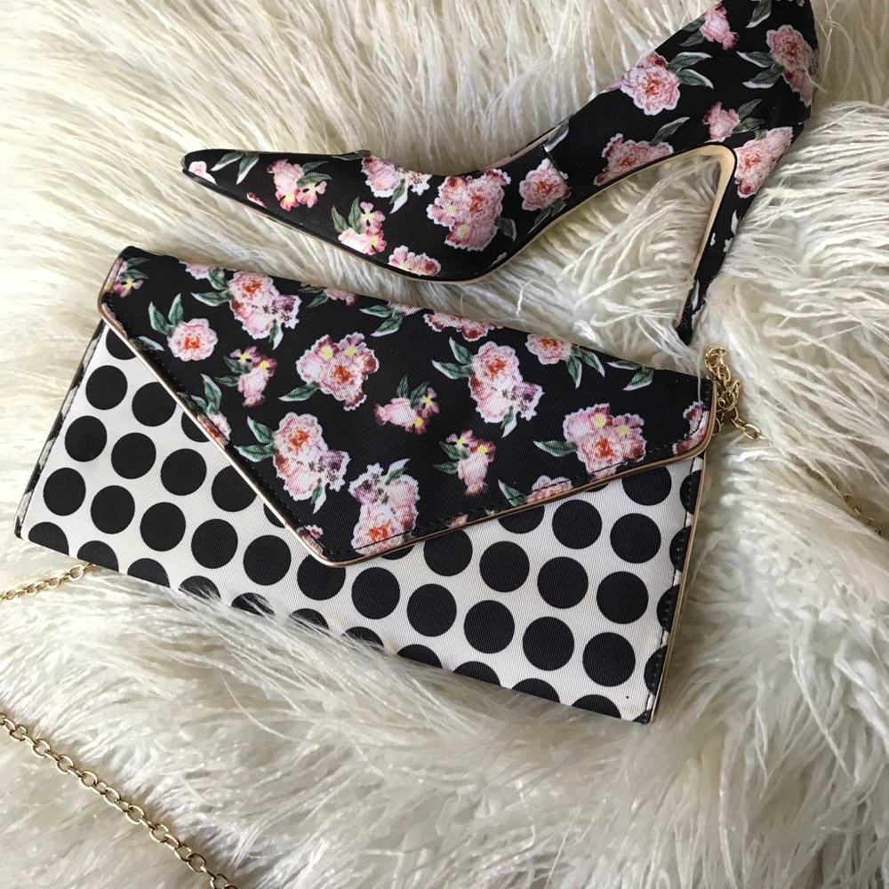 Aldo heels and bag matching set