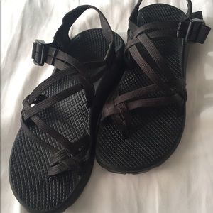 Black Chacos Double Strap