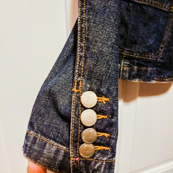 Isaac Mizrahi Rinse Denim Jacket Blazer - Picture 5 of 5