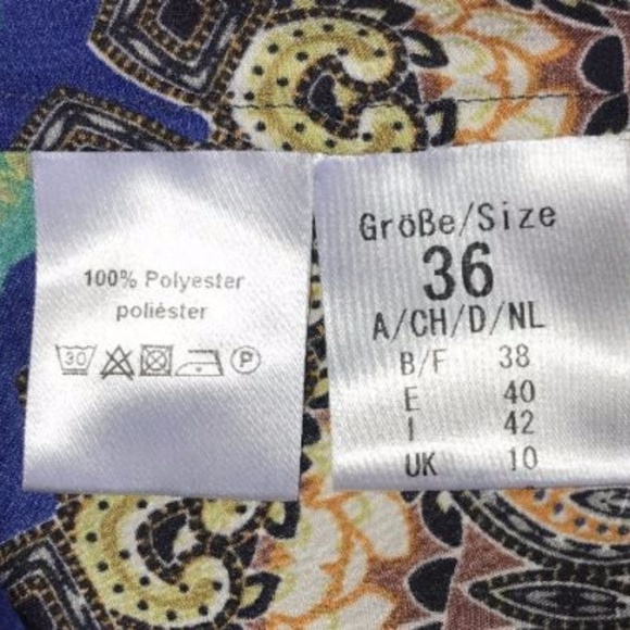 Max Volmary Diamonds and Pearls Paisley BLOUSE - Picture 8 of 8