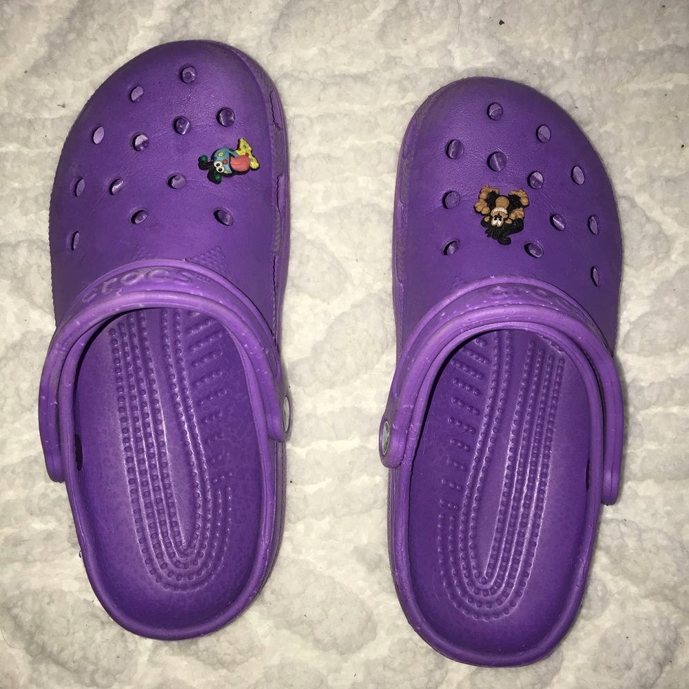 Purple Crocs size 8 women’s