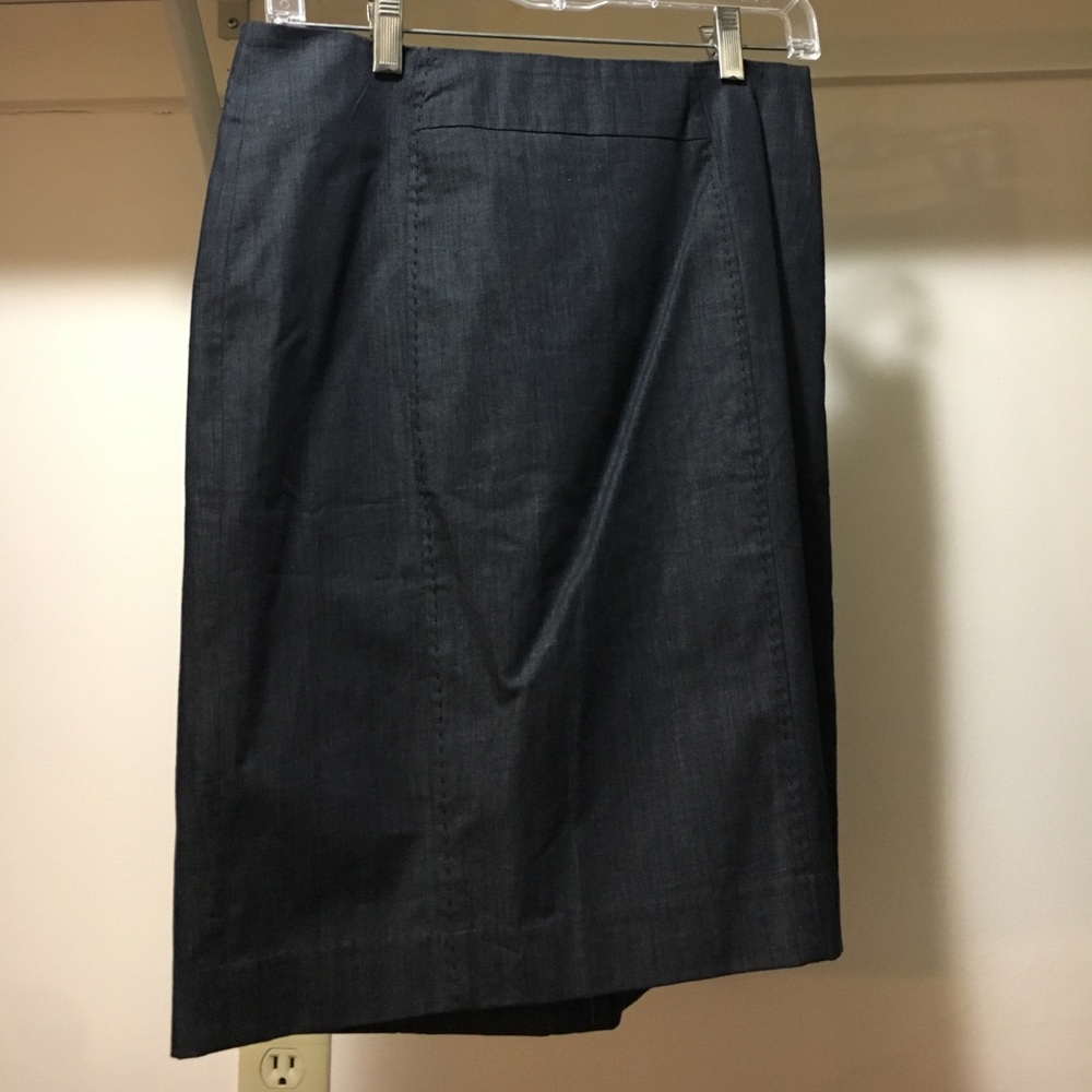 Loft Blue jean skirt pencil skirt - Never worn!