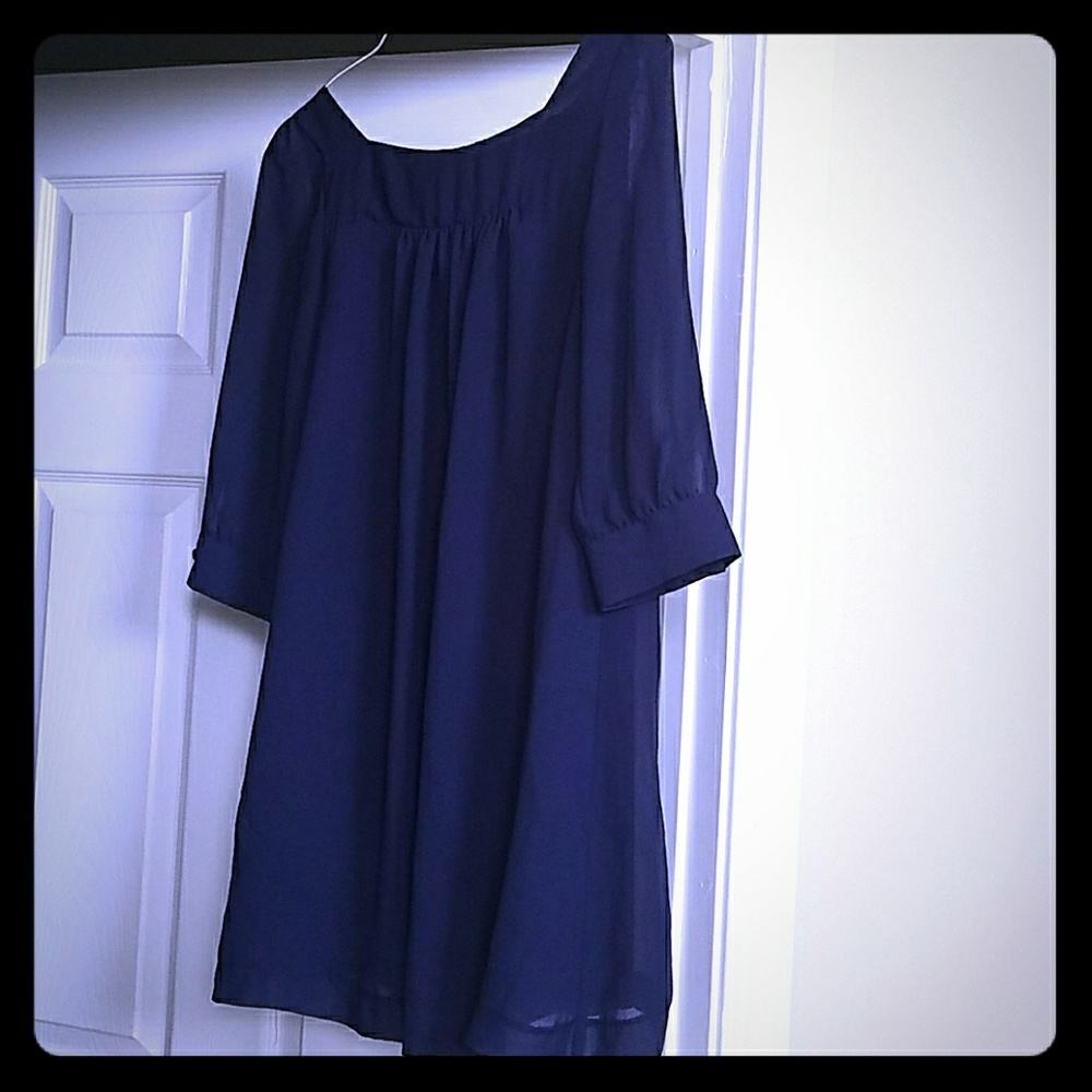 Navy blue H&M dress