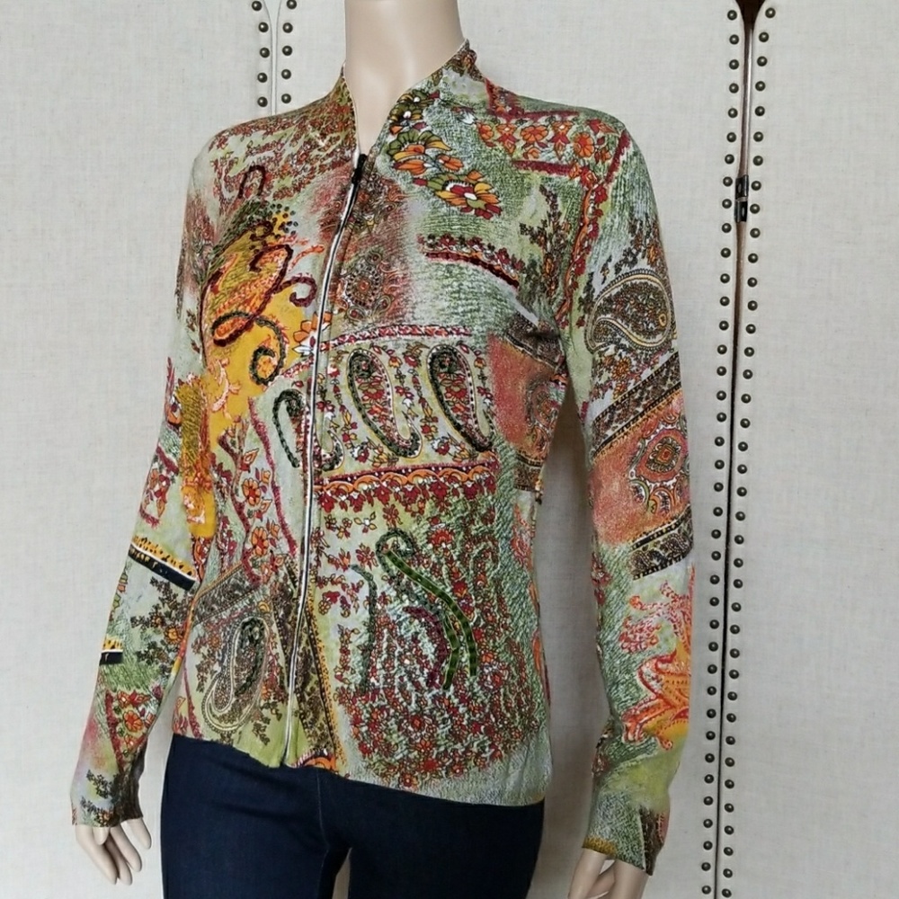 Alberto Makali zip front Sweater