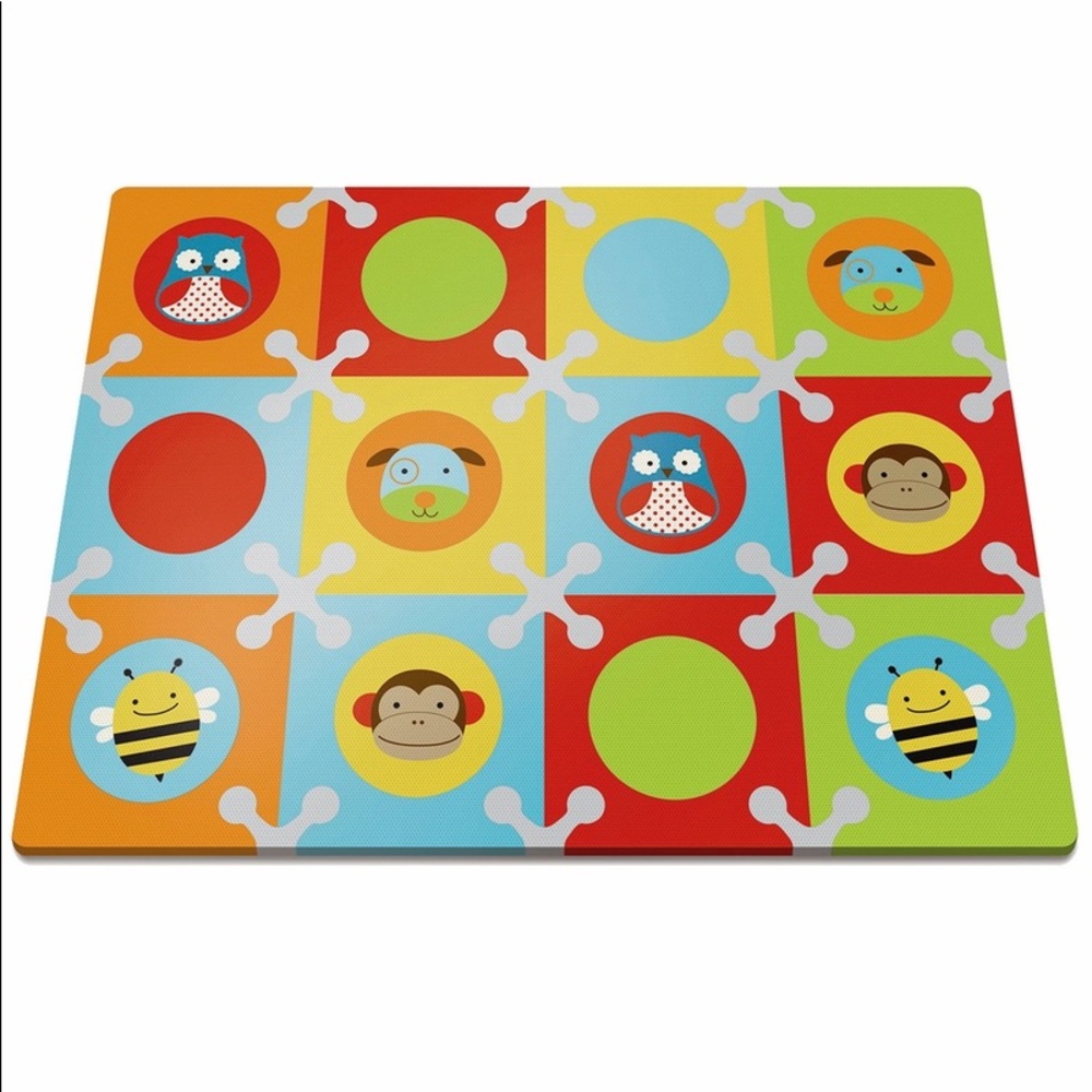 SKIP*HOP Zoo Playspot Foam Floor Tiles  🐝 🦉 🐶