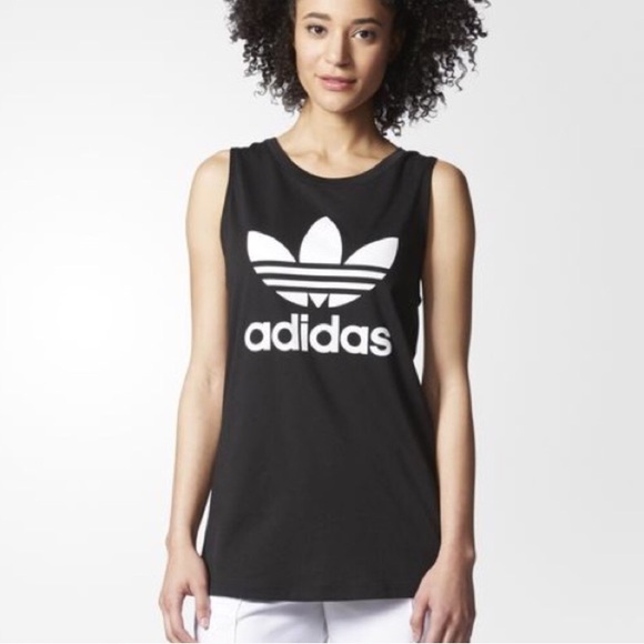 SOLD OUT • Adidas Trefoil Workout Tank - Picture 2 of 6