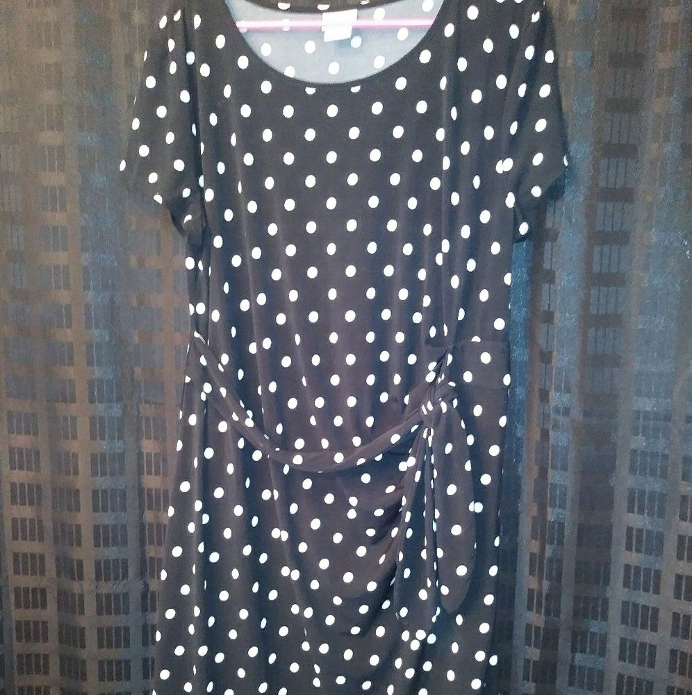 Motherhood Black and White dress XL EUC