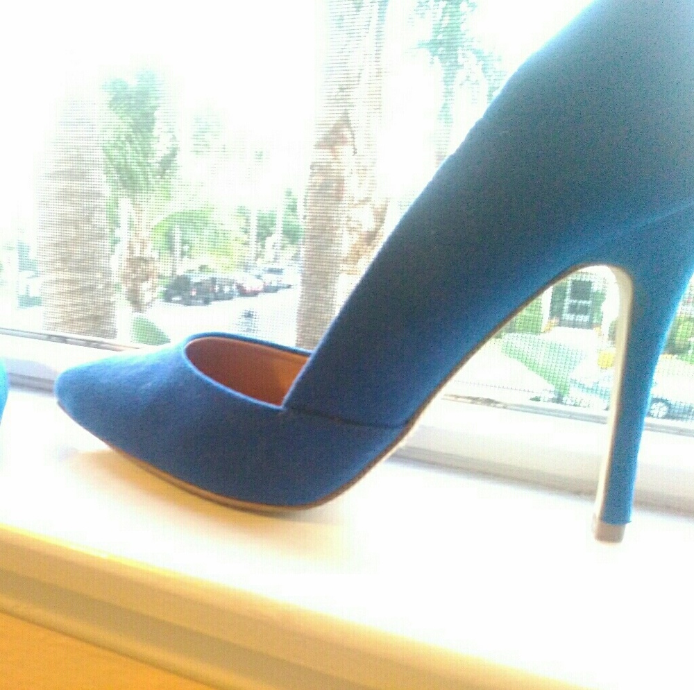 Blue heels