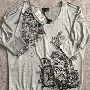 NWT  embellished tunic size L